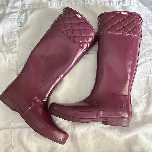 Hunter | Quilted Rigley Rain Boots - Picture 3 of 7